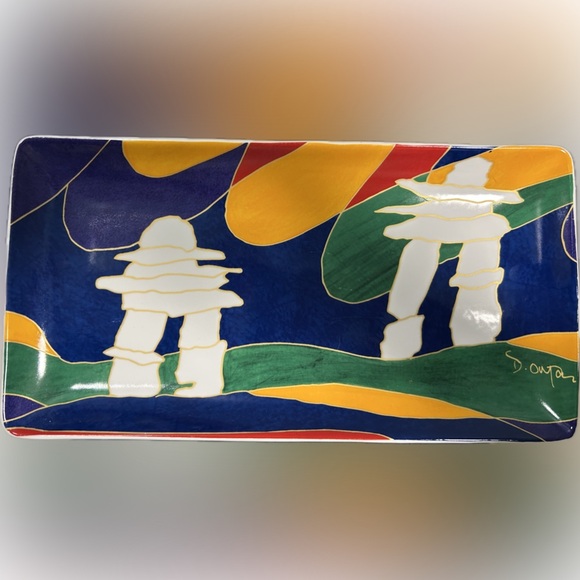 Dawn Oman First Nation Artwork Plate - Picture 1 of 4